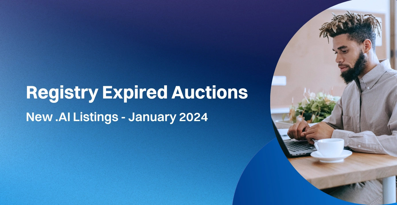 New .AI Expired Auctions - January 2024