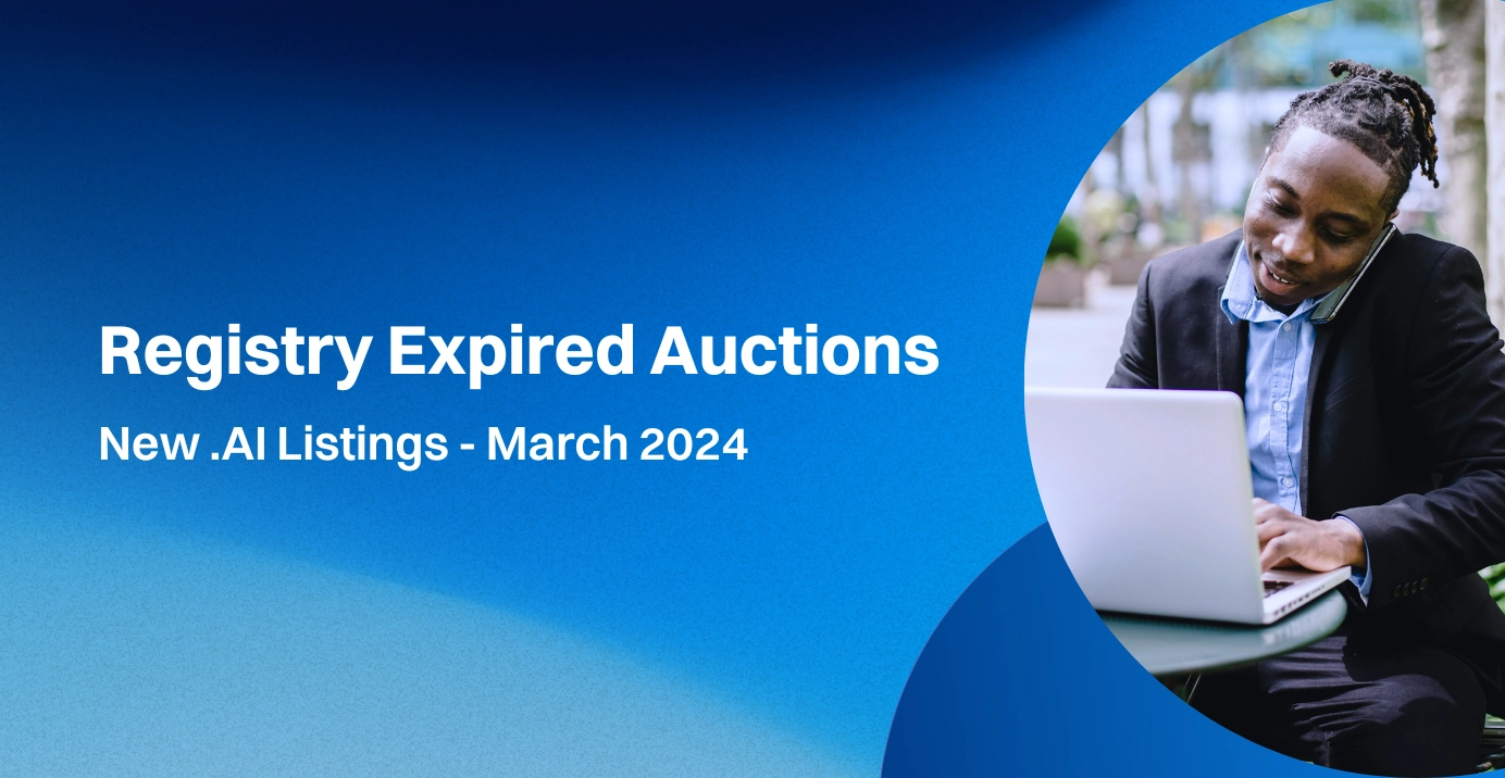 New .AI Expired Auctions - March 2024