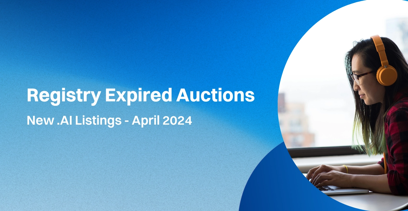 New .AI Expired Auctions - April 2024