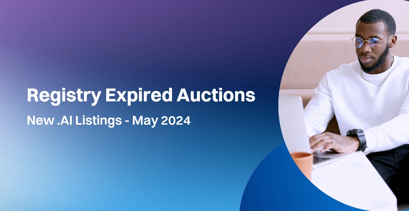 New .AI Expired Auctions - May 2024