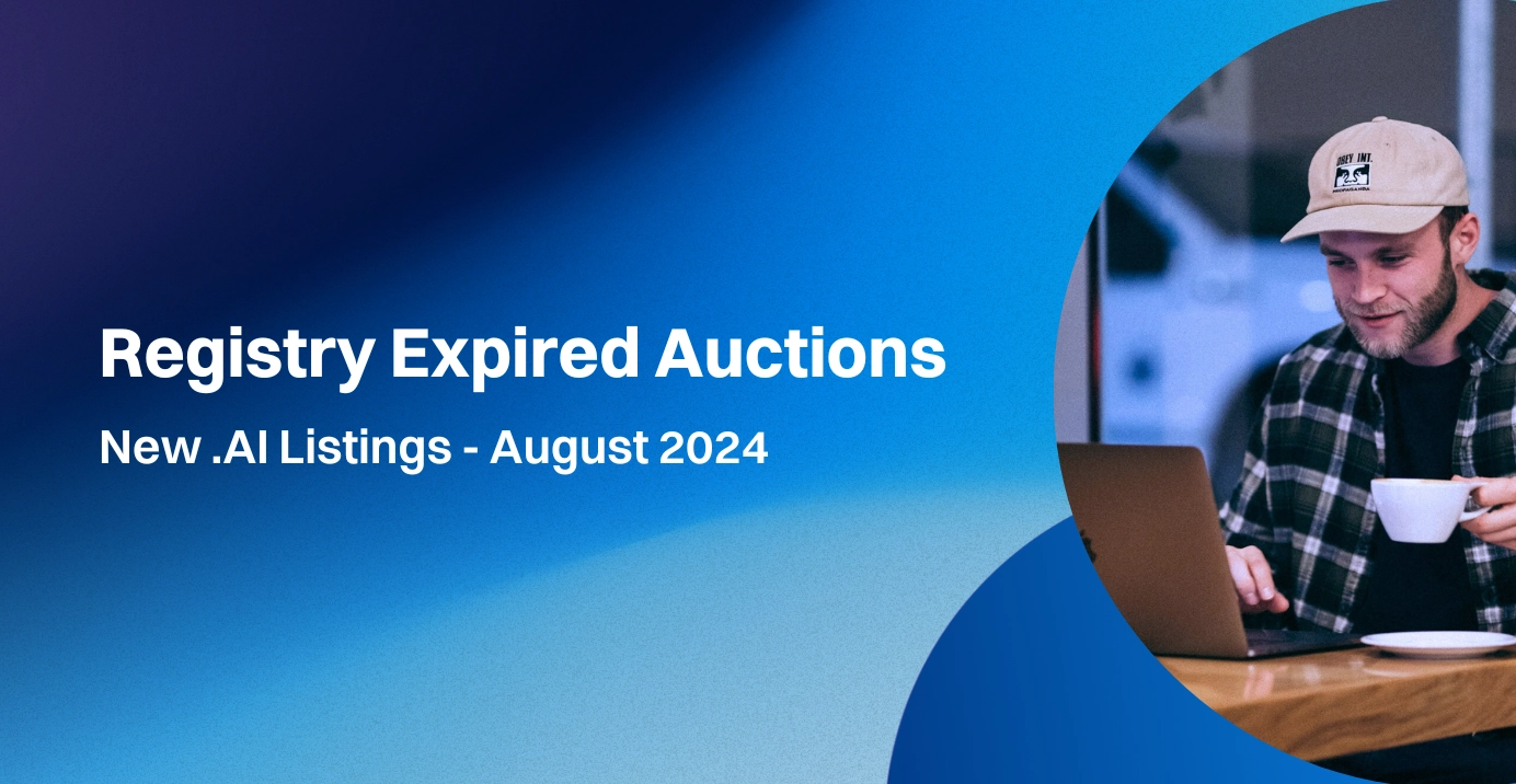 New .AI Expired Auctions - August 2024